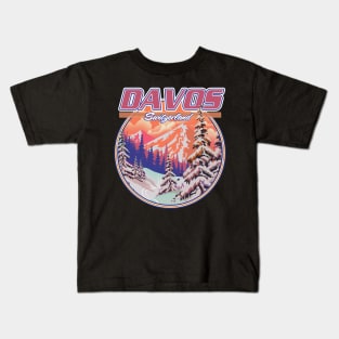 Davos Switzerland Kids T-Shirt